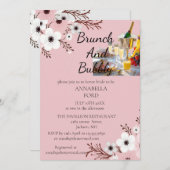 ランチとバブルリー 招待状 (正面/裏面)