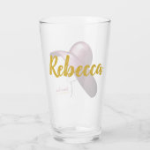 ランチのレディースエレガント- パーソナライズされた タンブラーグラス (裏面)