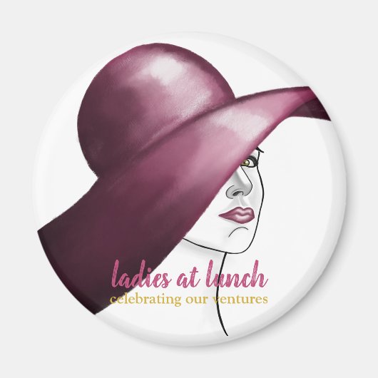 ランチのレディース – エレガントキープサクマグネット！ マグネット (正面)