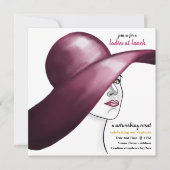 ランチのレディース – A Chic Networking Affairs 招待状 (正面)