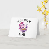 ランチの時間だ カード (黄色い花)