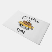 ランチの時間だ ドアマット (アングル)