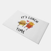 ランチの時間だ ドアマット (アングル)