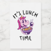 ランチの時間だ フードラベル (シングルラベル)