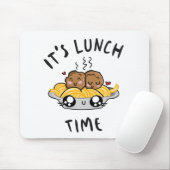 ランチの時間だ マウスパッド (マウス)