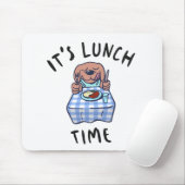 ランチの時間だ マウスパッド (マウス)