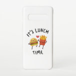 ランチの時間だ SAMSUNG GALAXY S10ケース<br><div class="desc">昼食は何時だ？お昼の時間だ。愛おもしろいしフランスのてハンバーガー。大人向け子供への完璧な試合。</div>