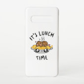 ランチの時間だ SAMSUNG GALAXYケース (裏面)