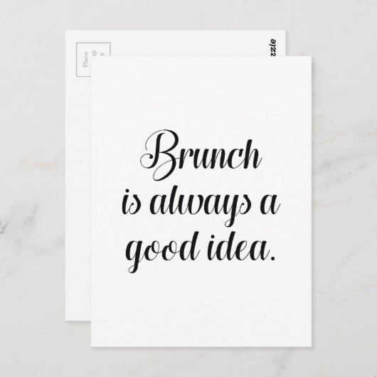 ランチはいつだって良いアイデア ポストカード (正面/裏面)