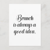 ランチはいつだって良いアイデア ポストカード (正面)