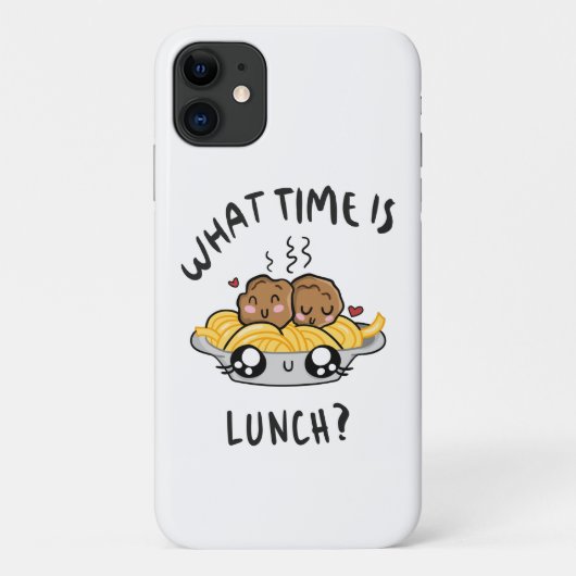 ランチはいつ? Case-Mate iPhoneケース (裏面)