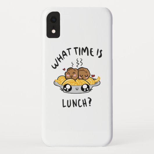ランチはいつ? Case-Mate iPhoneケース (裏面)