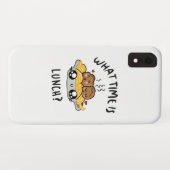 ランチはいつ? Case-Mate iPhoneケース (裏面(横))