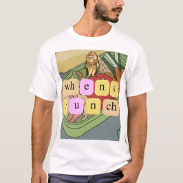 ランチはいつ?Tシャツ Tシャツ