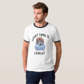 ランチは何時ですか Tシャツ (正面フル)