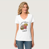 ランチは何時ですか Tシャツ (正面フル)