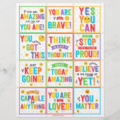 ランチやる気を起こさせるボックスノート子供ランチボックスカード (正面)