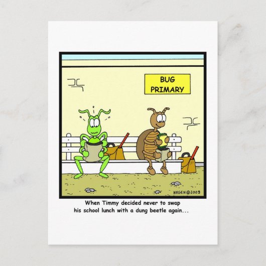 ランチを交換する? ポストカード (正面)