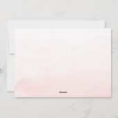 ランチアンドバブリーブライダルシャワーパンパスグラス 招待状 (裏面)