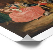 ランチイン・ザ・カントリー(キャンバス上の油) ポスター (角)