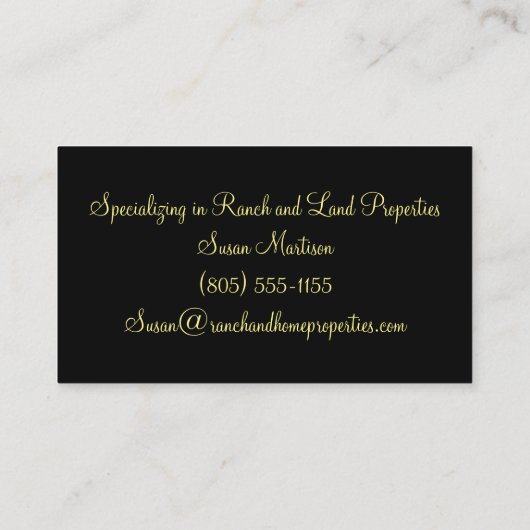 ランチエス実在テート名刺 名刺 (裏面)