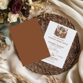 ランチエレガントウエスタンカントリーカウボーイ結婚ズ 招待状