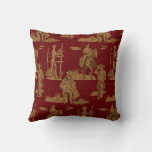 ランチカウボーイズホースカーフフェンス装飾用クッション クッション (裏面)