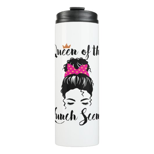 ランチシーンのクイーンカフェテリア女性労働者 タンブラー (正面)