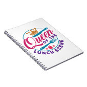 ランチシーンのランチレディークイーン ノートブック (右側)