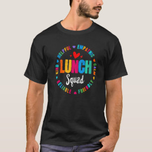 ランチスクワッドグループマッチング学校食堂クルーS Tシャツ