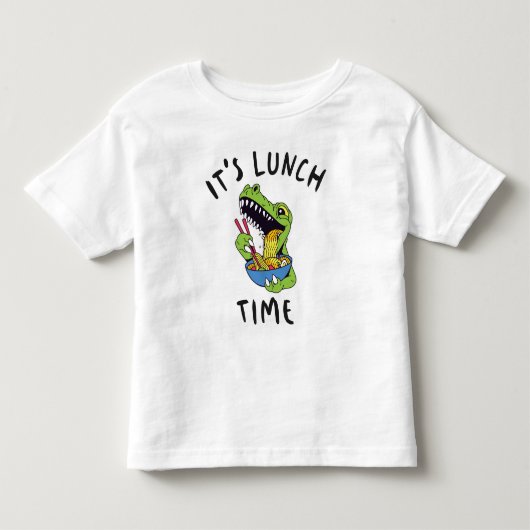 ランチタイムです トドラーTシャツ (正面)
