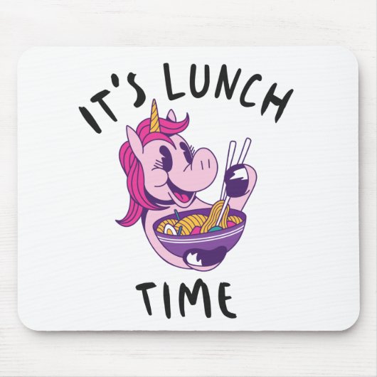 ランチタイムです マウスパッド (正面)