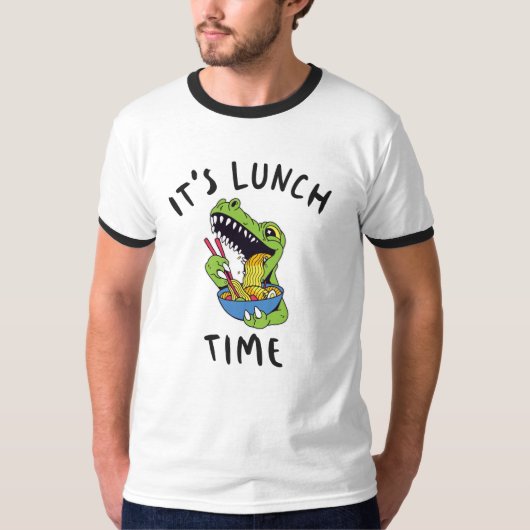 ランチタイムです Tシャツ (正面)
