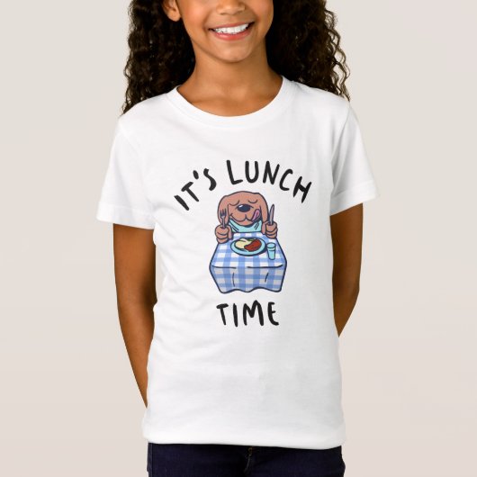 ランチタイムです Tシャツ (正面)