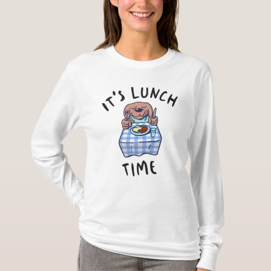 ランチタイムです Tシャツ (正面)