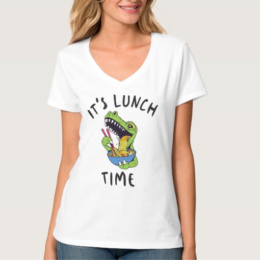 ランチタイムです Tシャツ (正面)