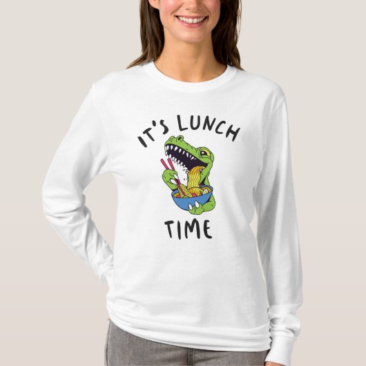 ランチタイムです Tシャツ (正面)