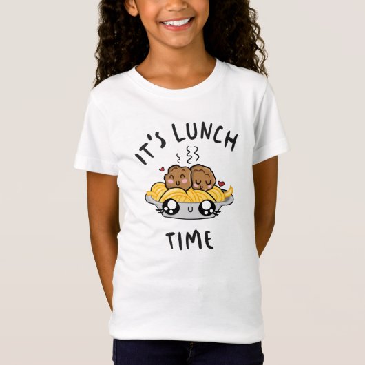 ランチタイムです Tシャツ (正面)