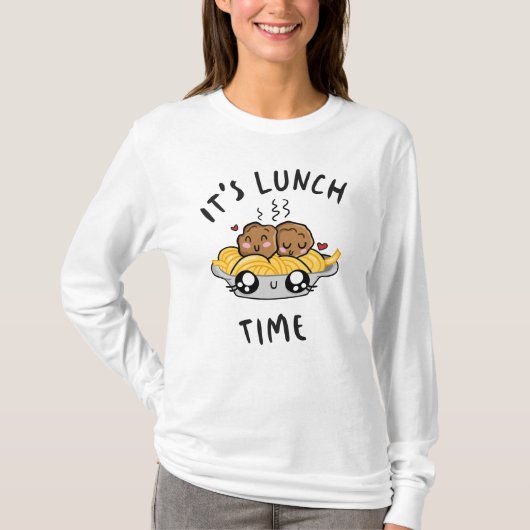 ランチタイムです Tシャツ (正面)