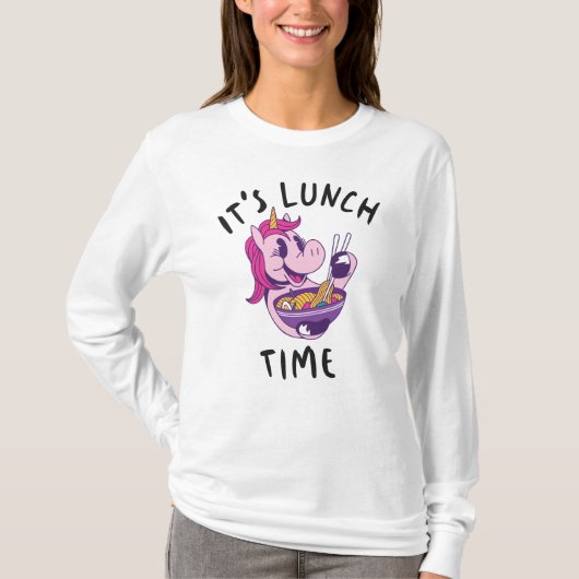 ランチタイムです Tシャツ (正面)