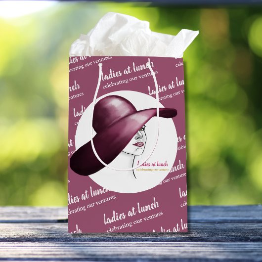 ランチタイムの淑女たち – エレガントなイベント ギフトバッグ