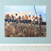 ランチタイムアトア超高層ビルリマスター1932 キャンバスプリント (インサイチュ (ウッドフロア))