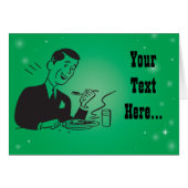 ランチタイムマン食べフィールレトロヴィンテージテンプレート (正面横)