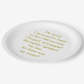 ランチタイムリメリック ペーパープレート (アングル)