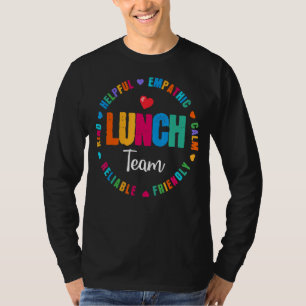 ランチチームグループヒョウのマッチング学校精神ダ Tシャツ