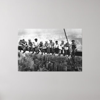 ランチトップA超高層ビル1932 NYCアイアンワーカー大 キャンバスプリント