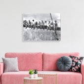 ランチトップA超高層ビル キャンバスプリント (インサイチュ (リビング))