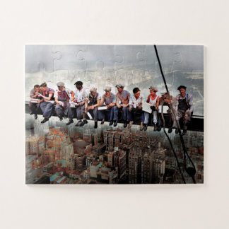 ランチトップA超高層ビルC1932カラーレドゥックス ジグソーパズル