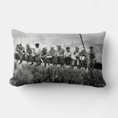 ランチトップA超高層ビルC1932 Ironworkers NYC ランバークッション (正面)