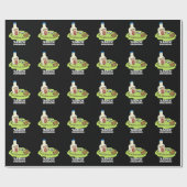 ランチドレッシングおもしろいフードプンダークBG ラッピングペーパー (フラット)